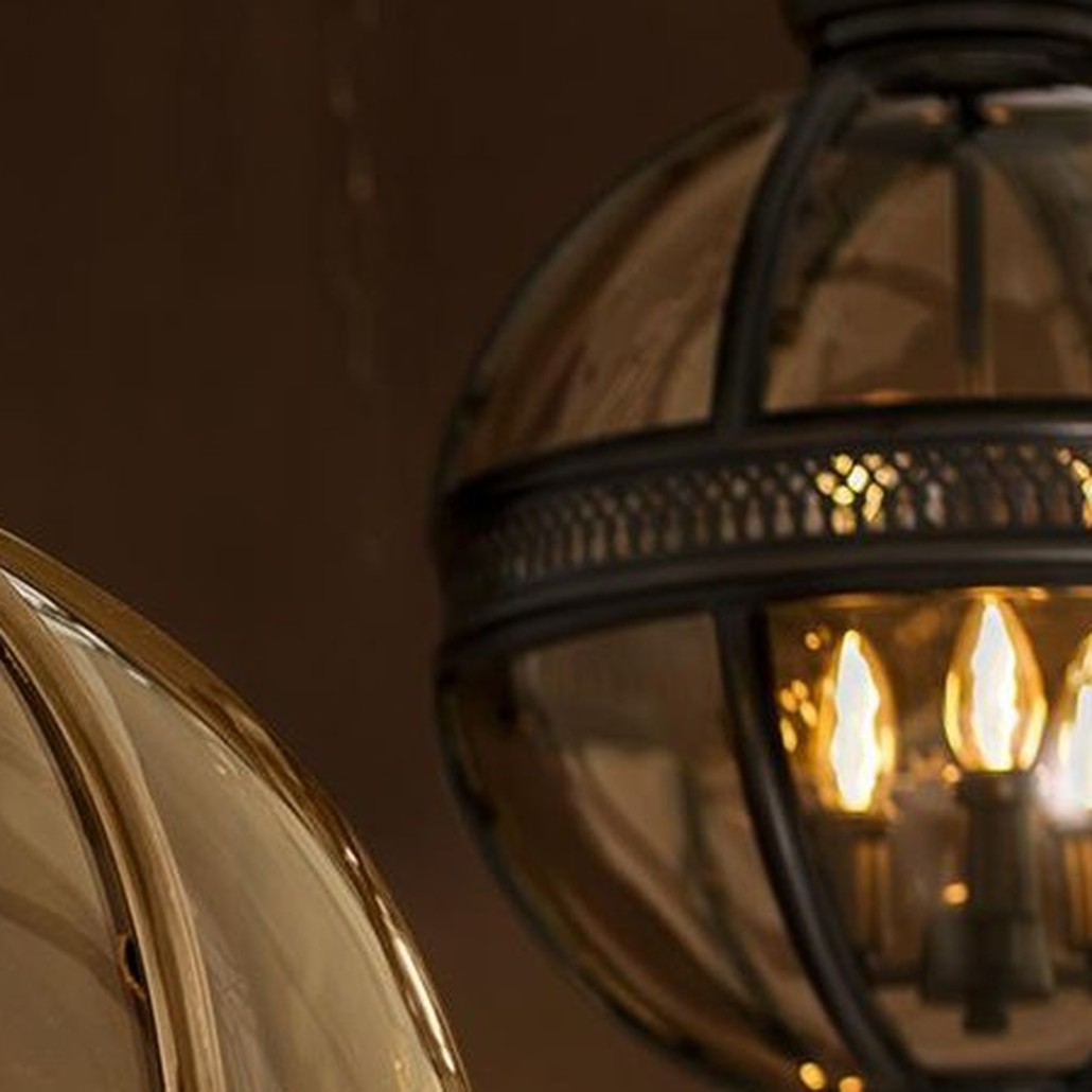 Люстра Lantern Residential Bronze M