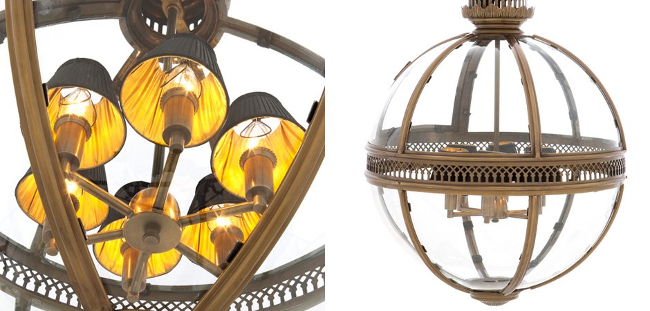 Люстра Lantern Residential Brass L