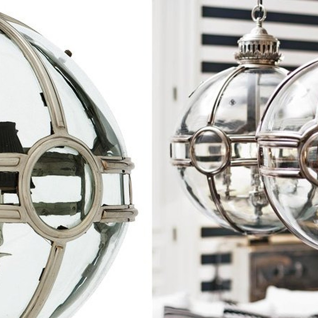 Люстра Lantern Hagerty Antique Silver