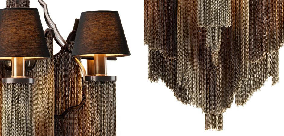 Люстра Eichholtz Chandelier Fringe S