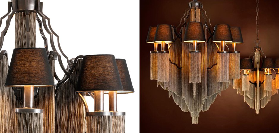 Люстра Eichholtz Chandelier Fringe L