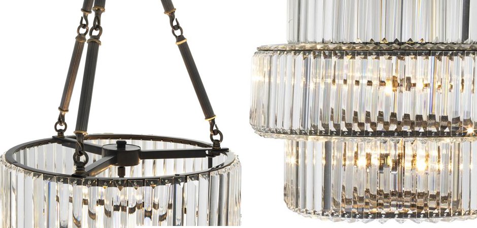 Люстра Chandelier Infinity Triple Bronze