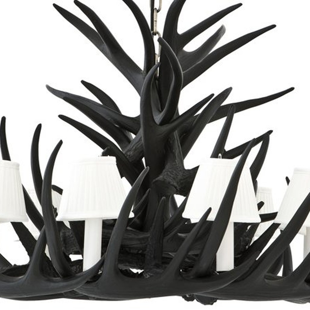 Люстра Eichholtz Chandelier Horn Highlands Black