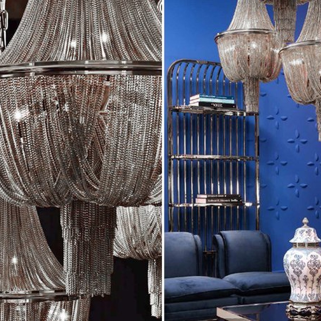 Люстра Chandelier Martinez Nickel L