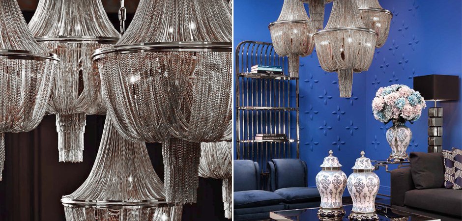 Люстра Chandelier Martinez Nickel L