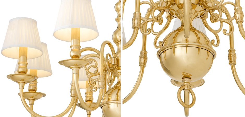 Люстра Eichholtz Chandelier Bourbon Brass
