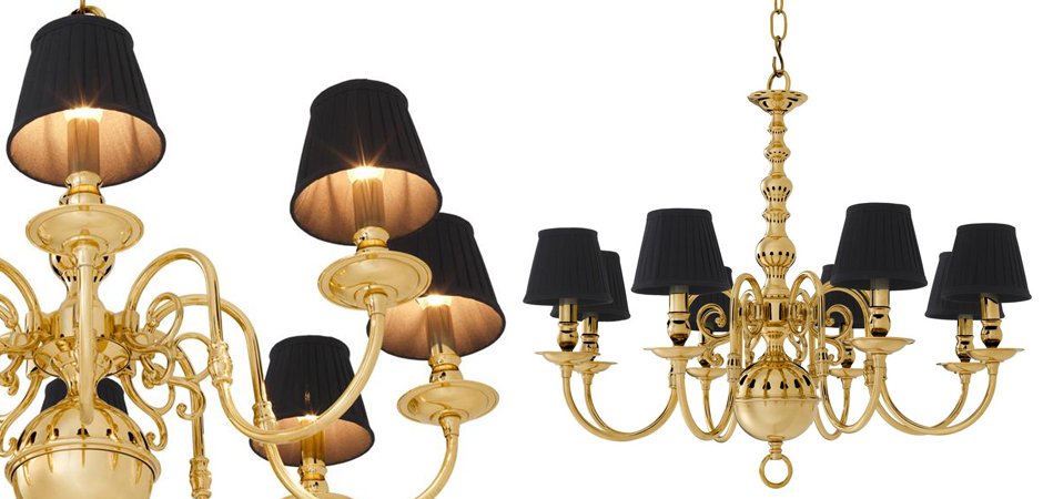 Люстра Eichholtz Chandelier Bourbon Brass
