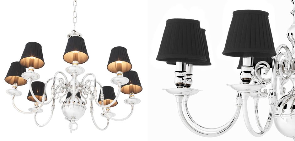 Люстра Eichholtz Chandelier Bourbon Nickel