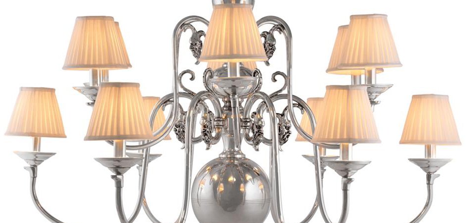 Люстра Eichholtz Chandelier La Chapelle Silver