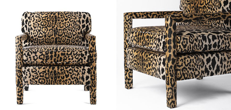 Кресло Leopard Parsons Chair