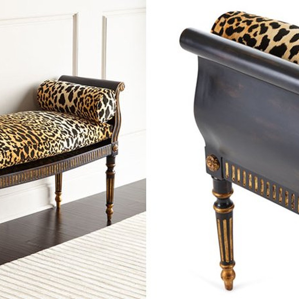 Оттоманка Attina Leopard Bench