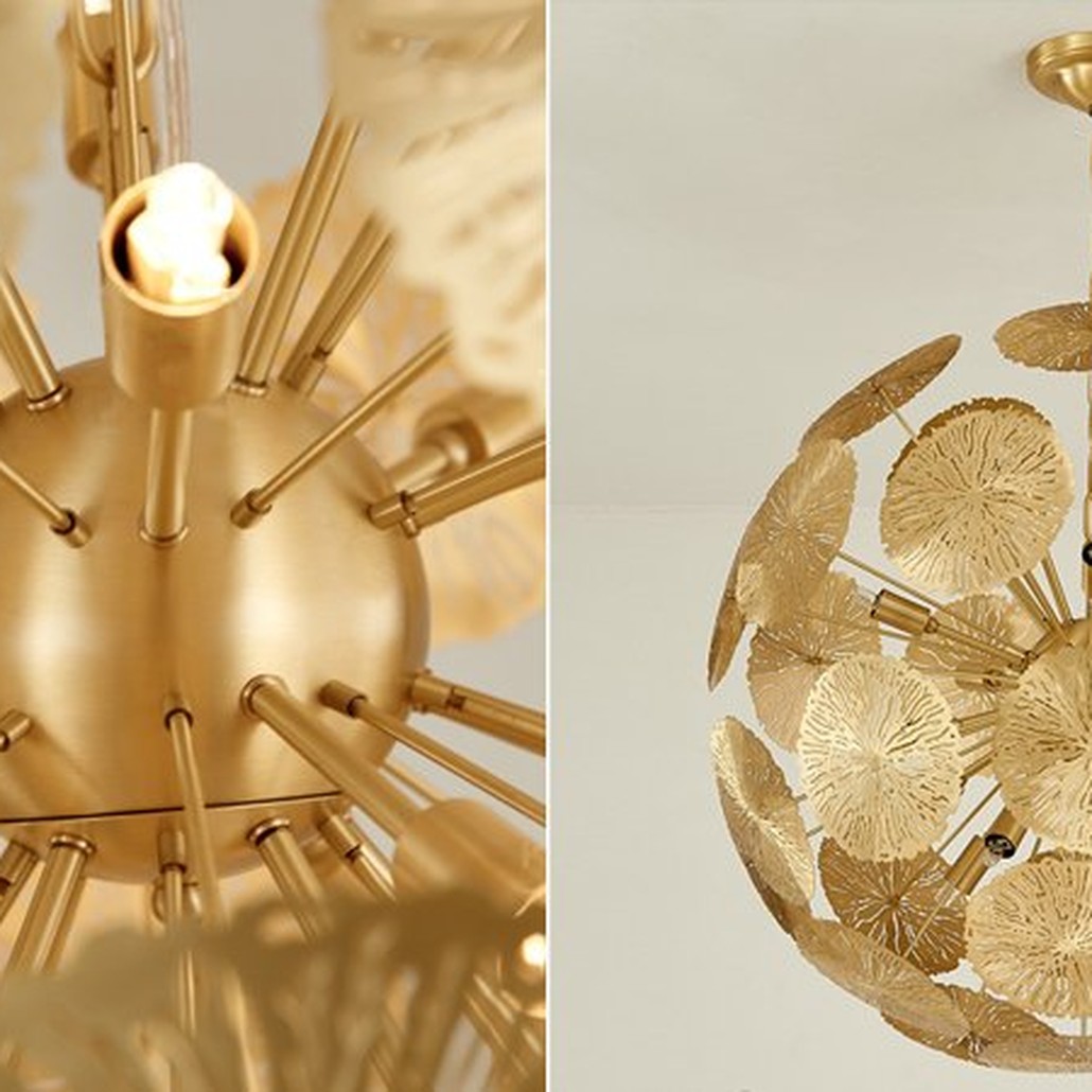 Люстра GLOBAL VIEWS LILY PAD Chandelier