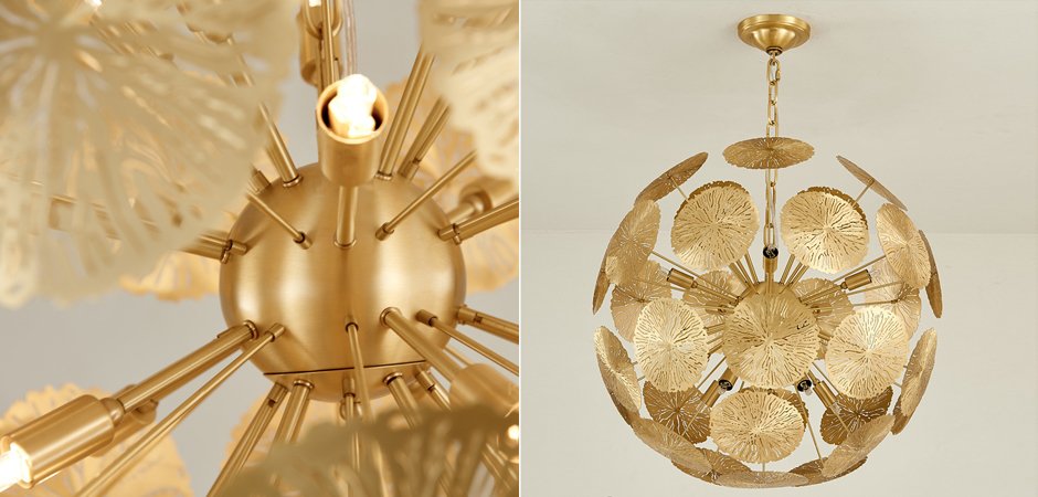 Люстра GLOBAL VIEWS LILY PAD Chandelier