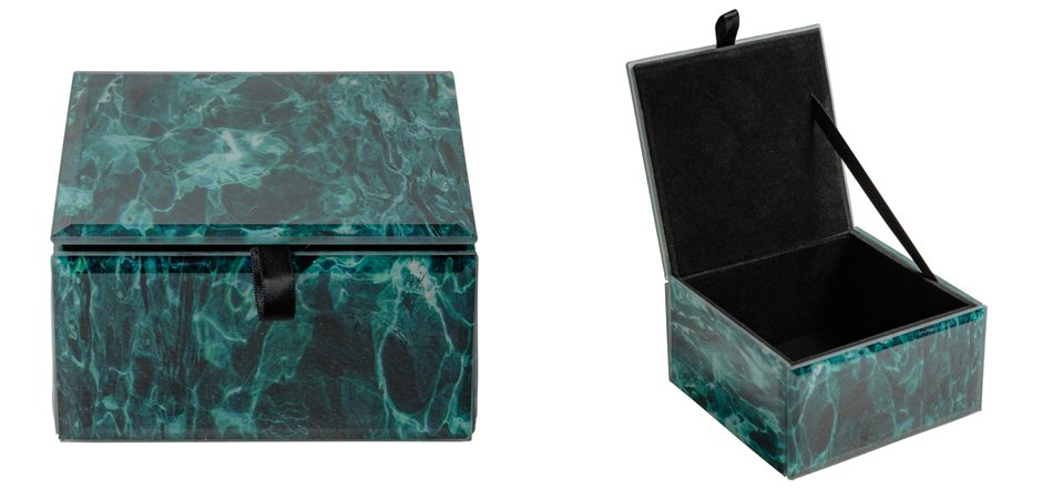 Шкатулка Turquoise Smoke Cube