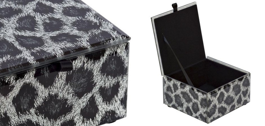 Шкатулка Snow Leopard Cube