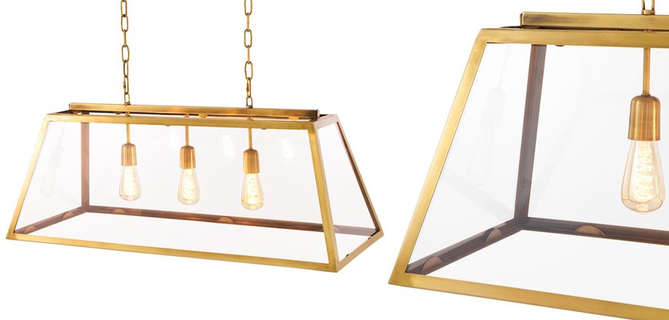 Люстра Lamp Harpers L Brass