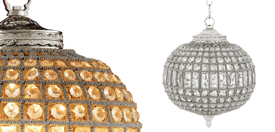 Люстра Chandelier Kasbah Oval S Nickel