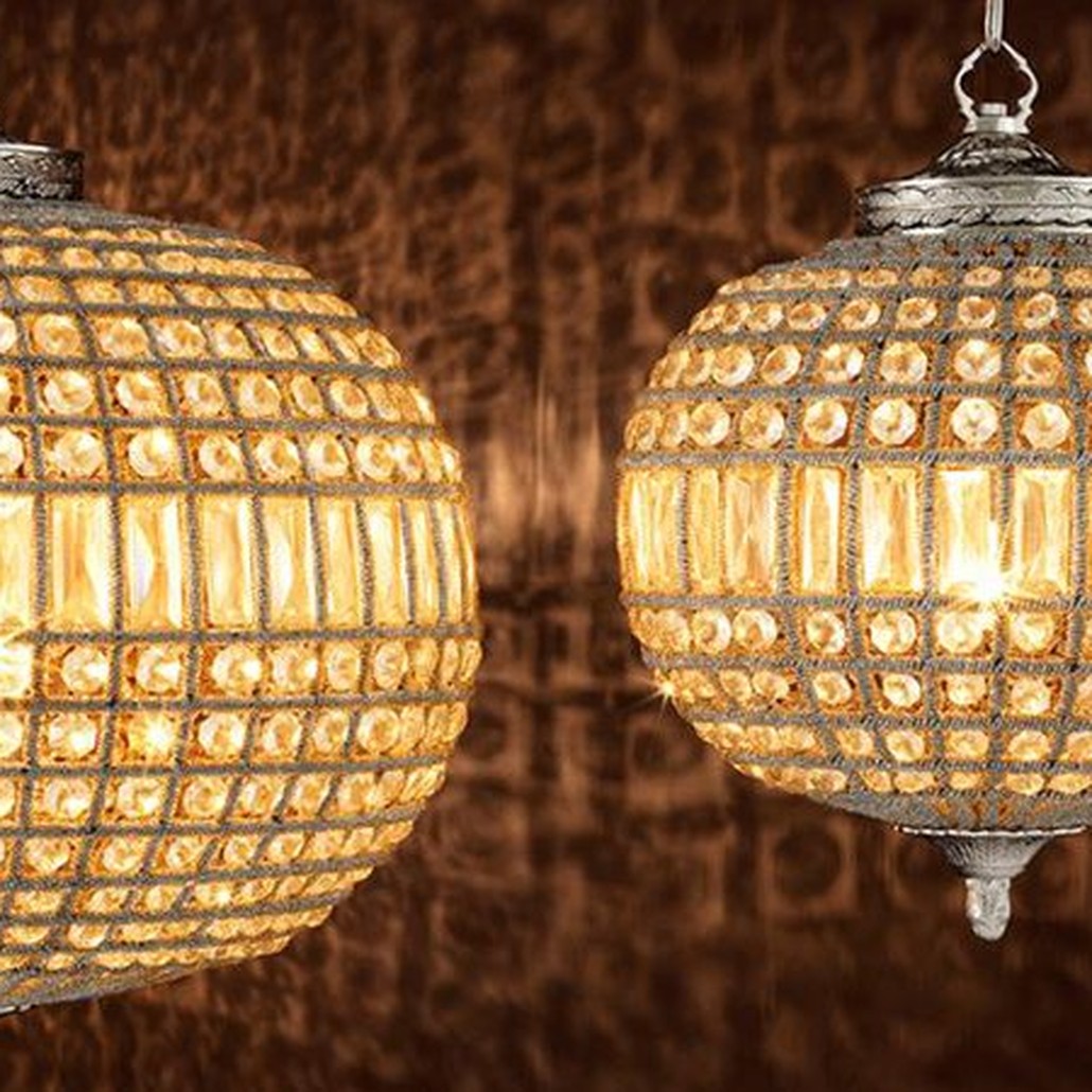 Люстра Chandelier Kasbah Oval S Nickel