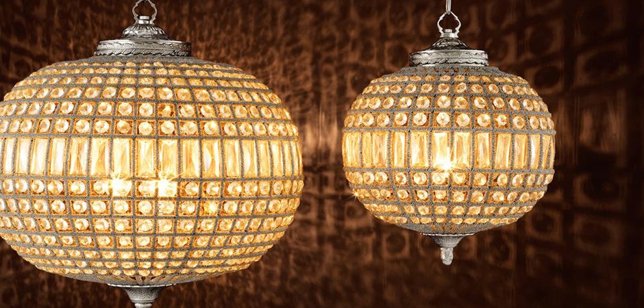 Люстра Chandelier Kasbah Oval S Nickel