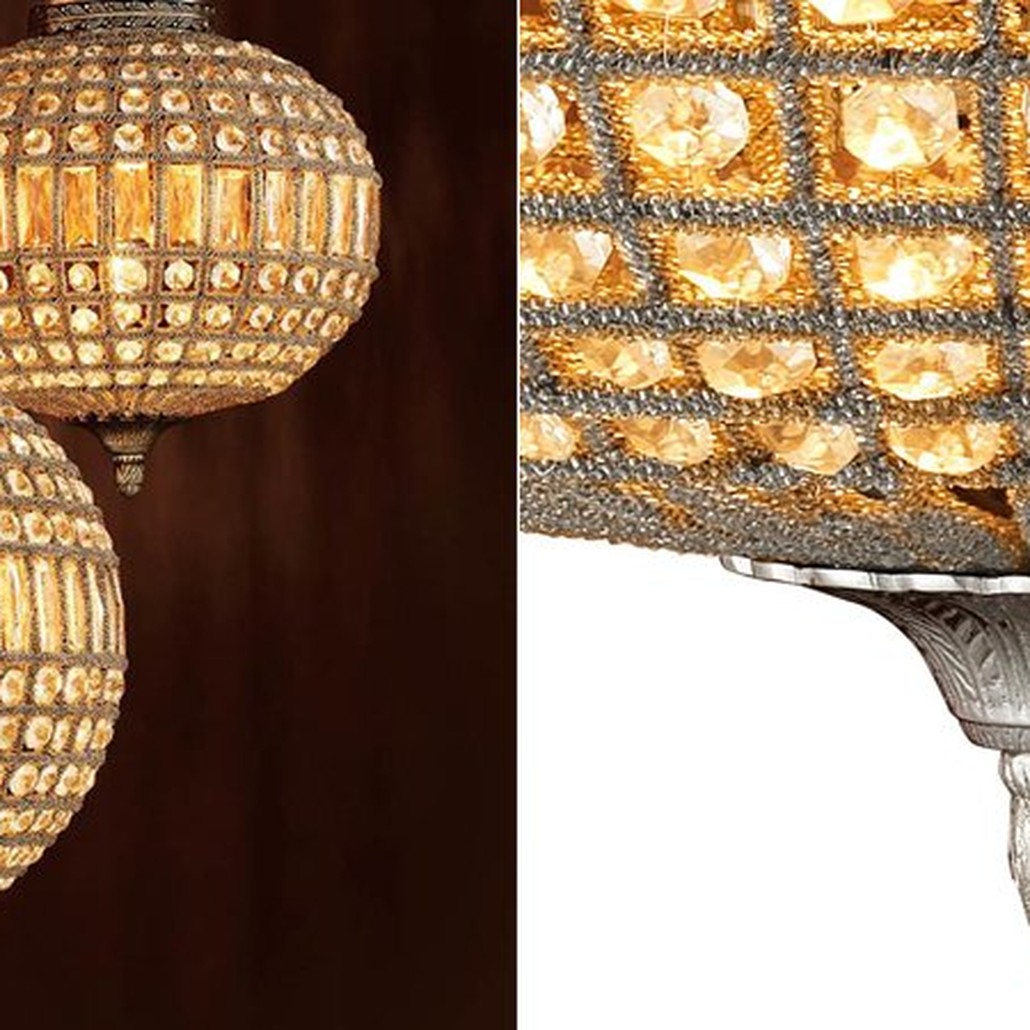 Люстра Chandelier Kasbah Oval M Nickel
