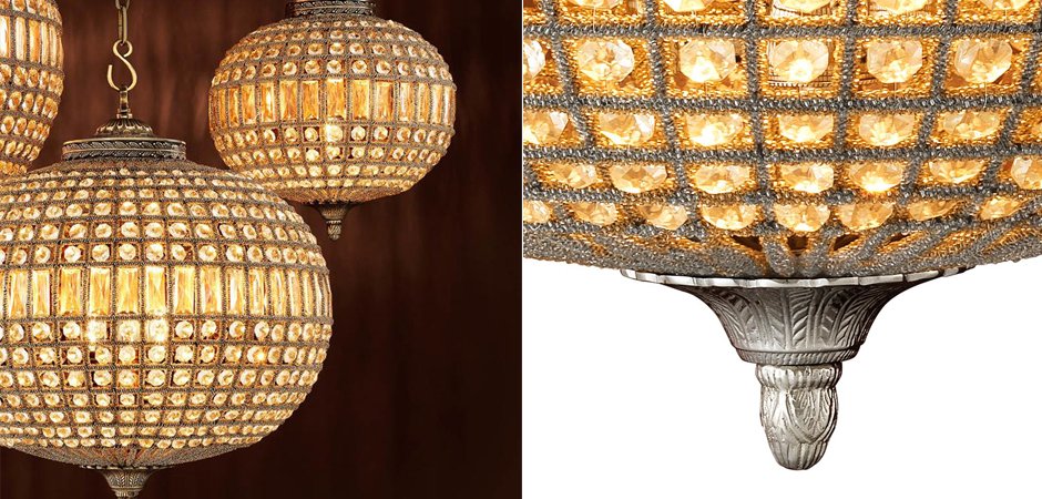 Люстра Chandelier Kasbah Oval M Nickel