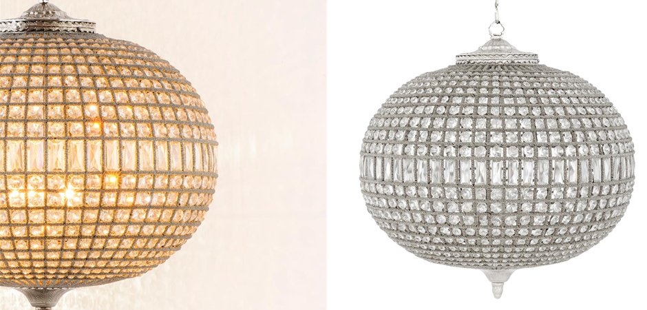 Люстра Chandelier Kasbah Oval L Nickel