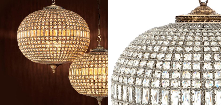 Люстра Chandelier Kasbah Oval L Brass