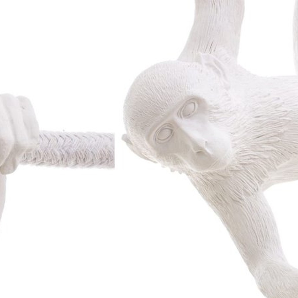Подвесной светильник Seletti The Monkey Lamp Swing White