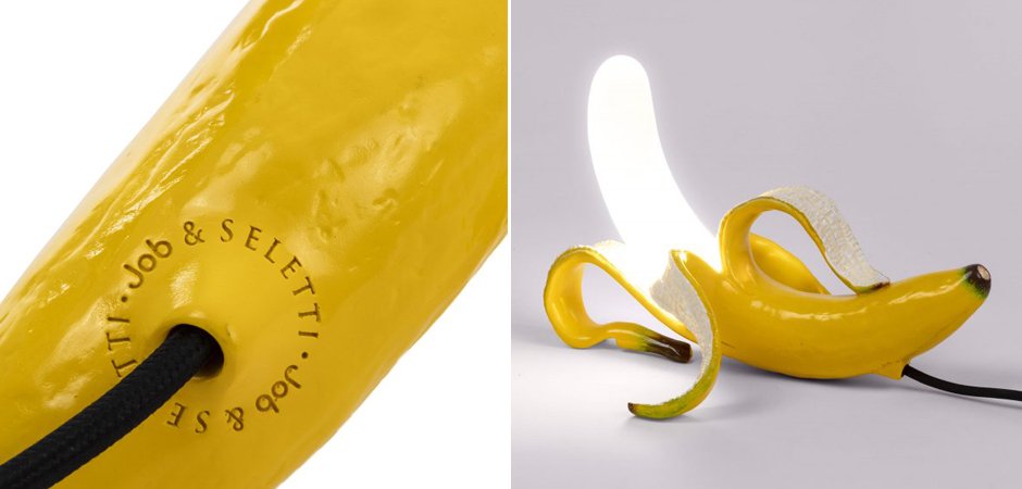 Лампа Seletti Banana Lamp Yellow Huey Design: Studio Job