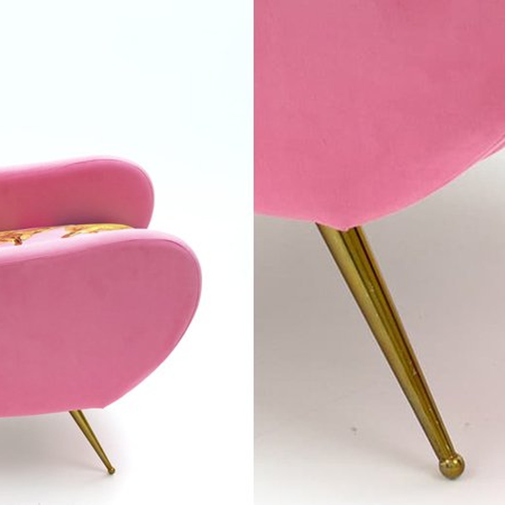 Кресло Seletti Armchair Lipsticks Pink