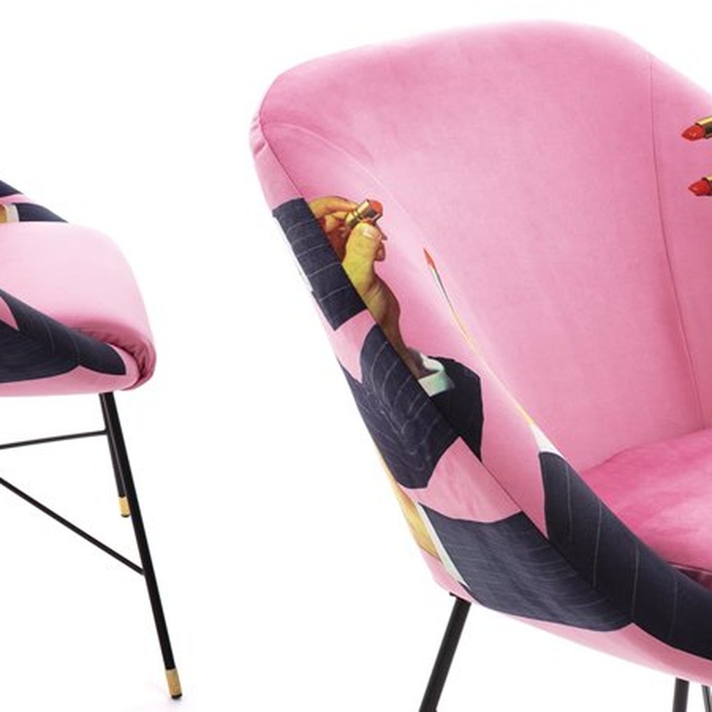 Кресло Seletti Padded Chair Lipsticks Pink