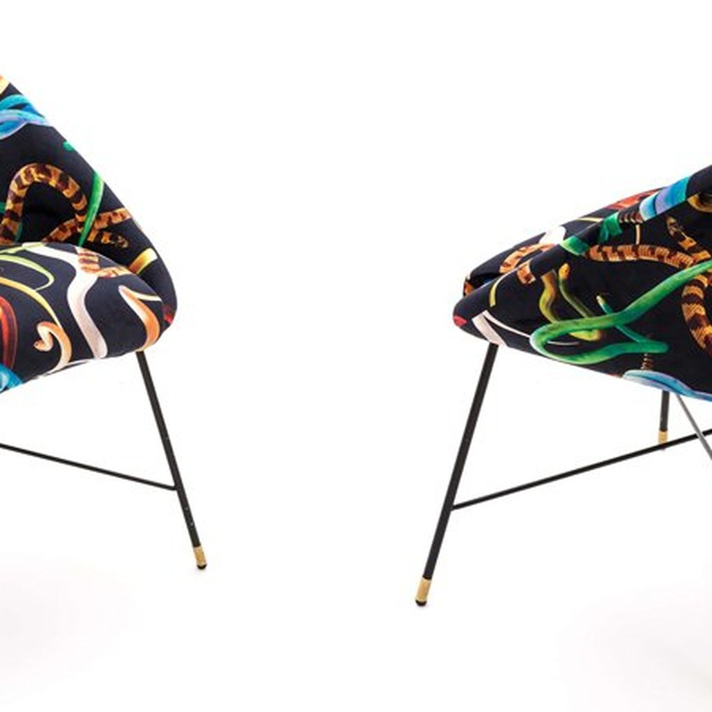 Кресло Seletti Padded Chair Snakes