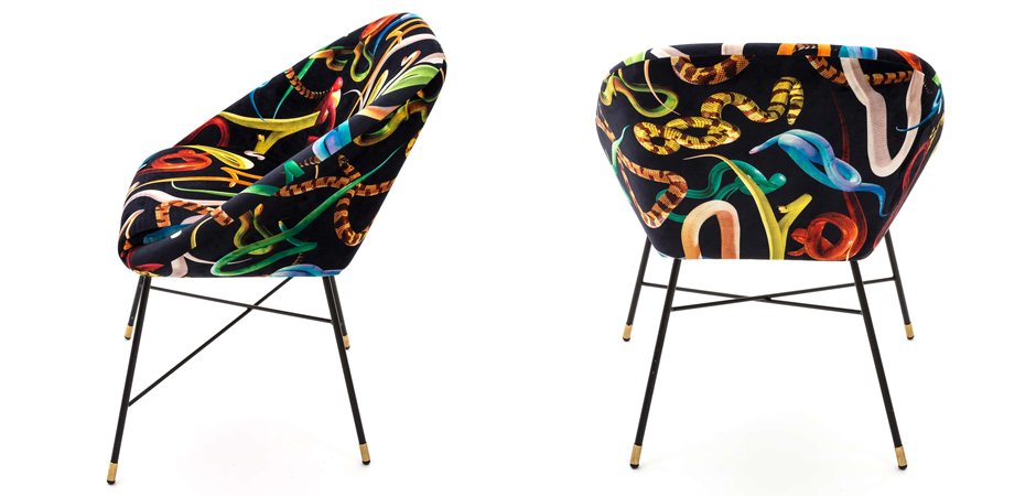 Кресло Seletti Padded Chair Snakes