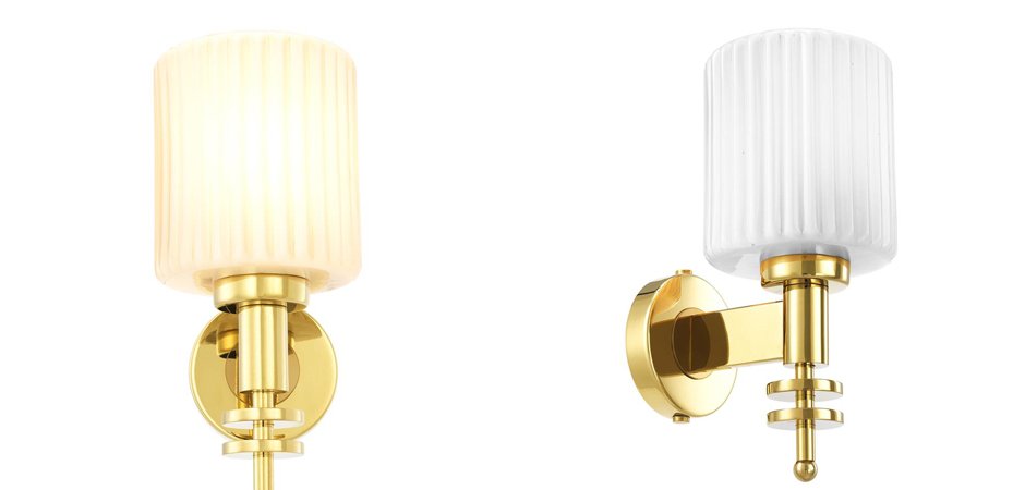 Бра Eichholtz Wall Lamp Ponza Gold