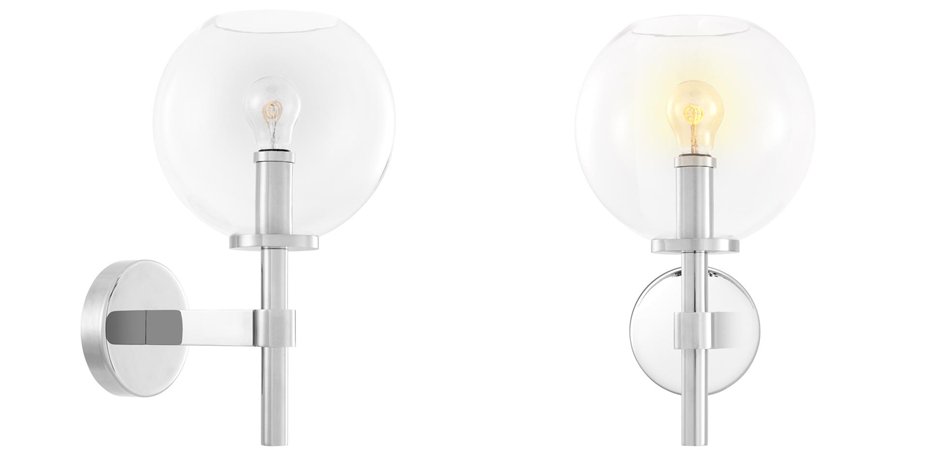 Бра Wall Lamp Jade Nickel