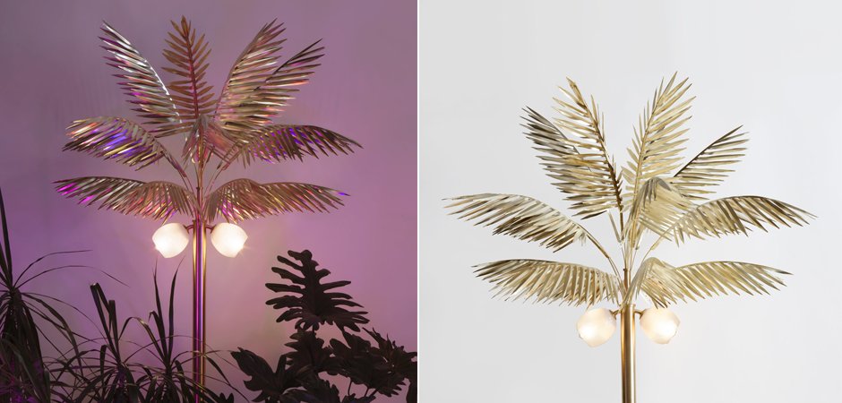 Торшер Palmyra palm tree lamp