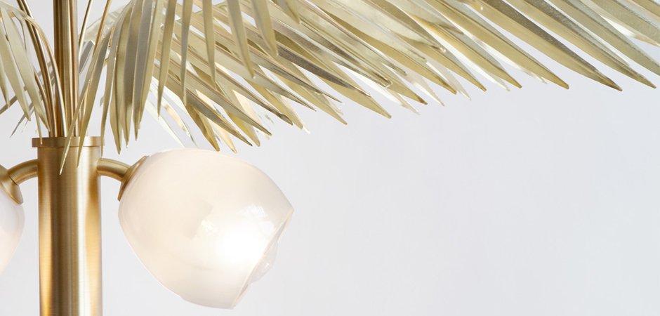 Торшер Palmyra palm tree lamp