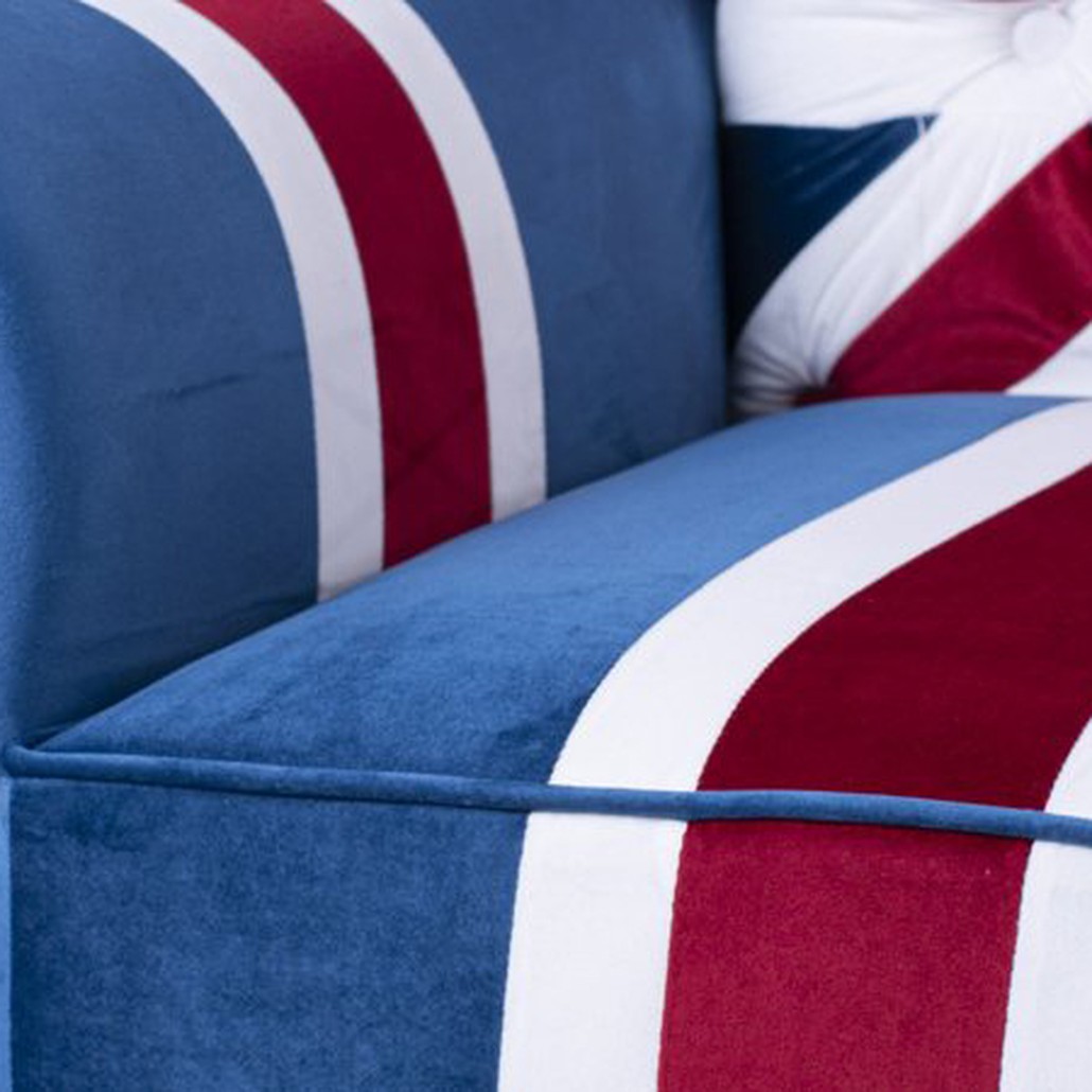 Кресло Armchair Union Jack velvet