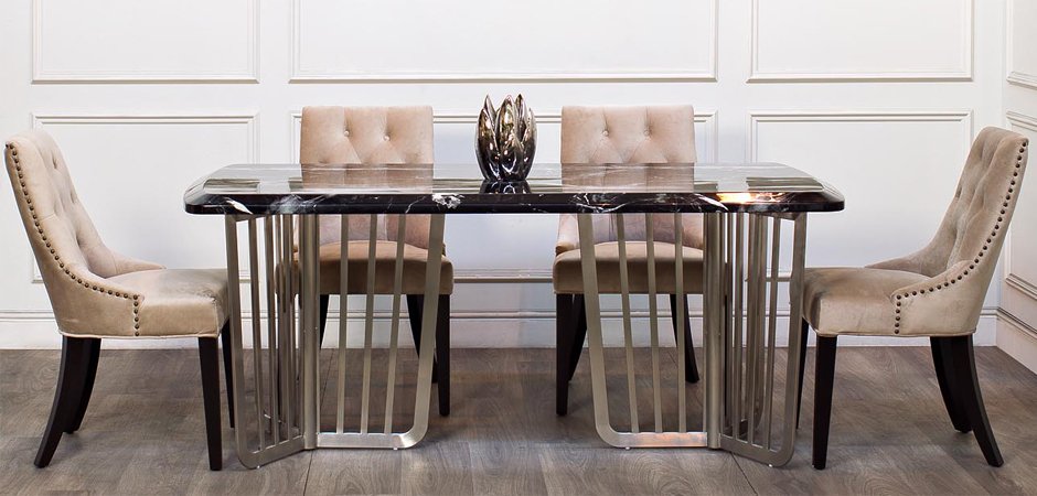 Стол Roundish Marble Lattice