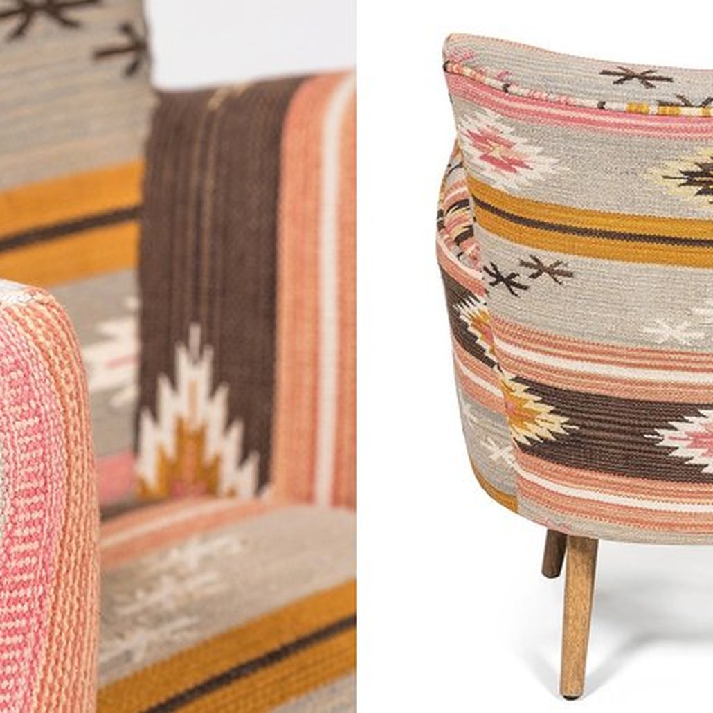 Кресло KELIM Pattern Brown Chair II