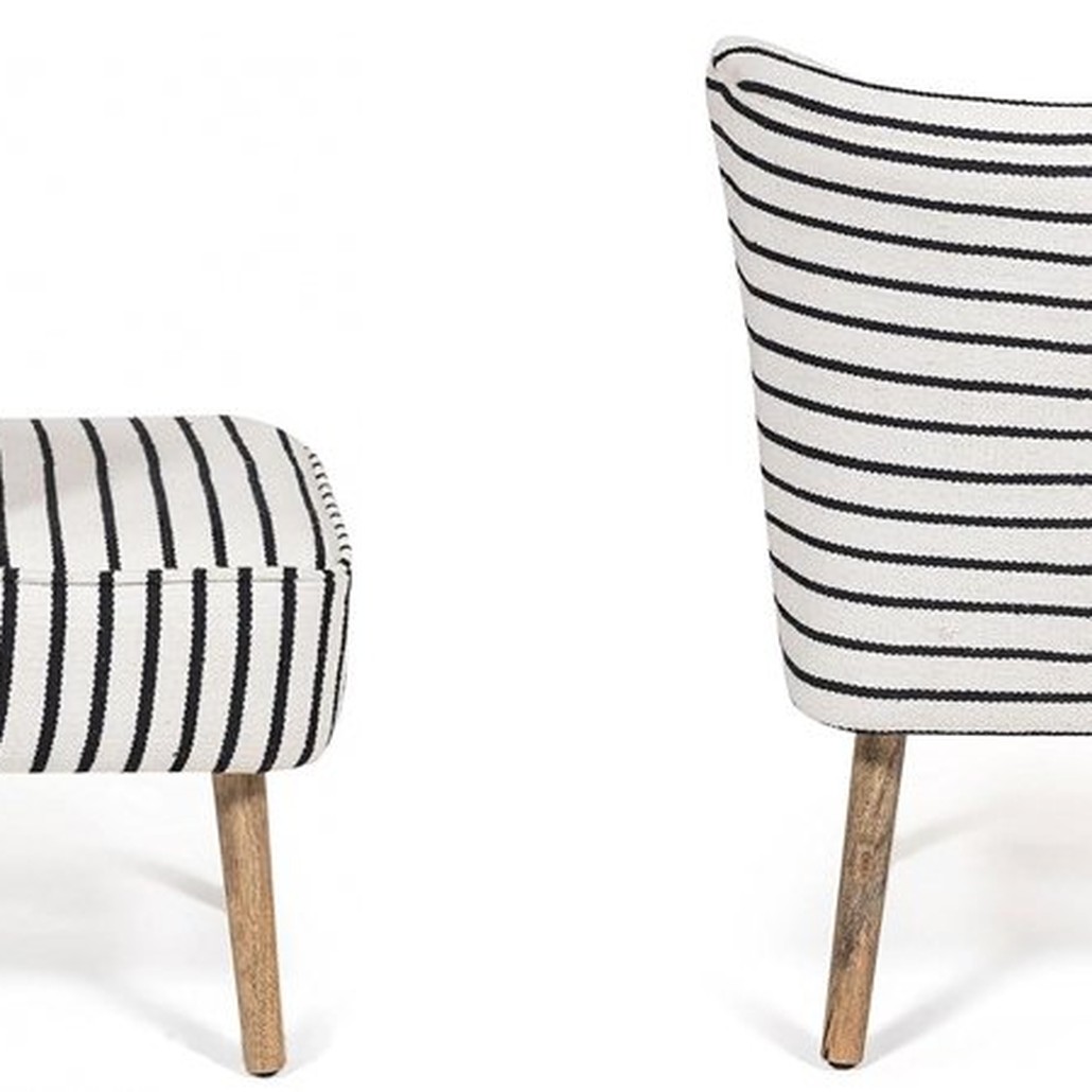 Кресло Black and White Stripes