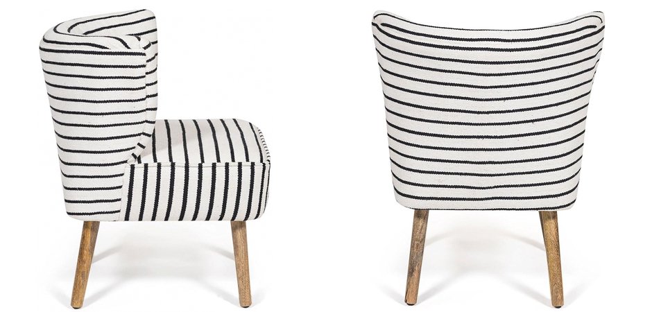 Кресло Black and White Stripes