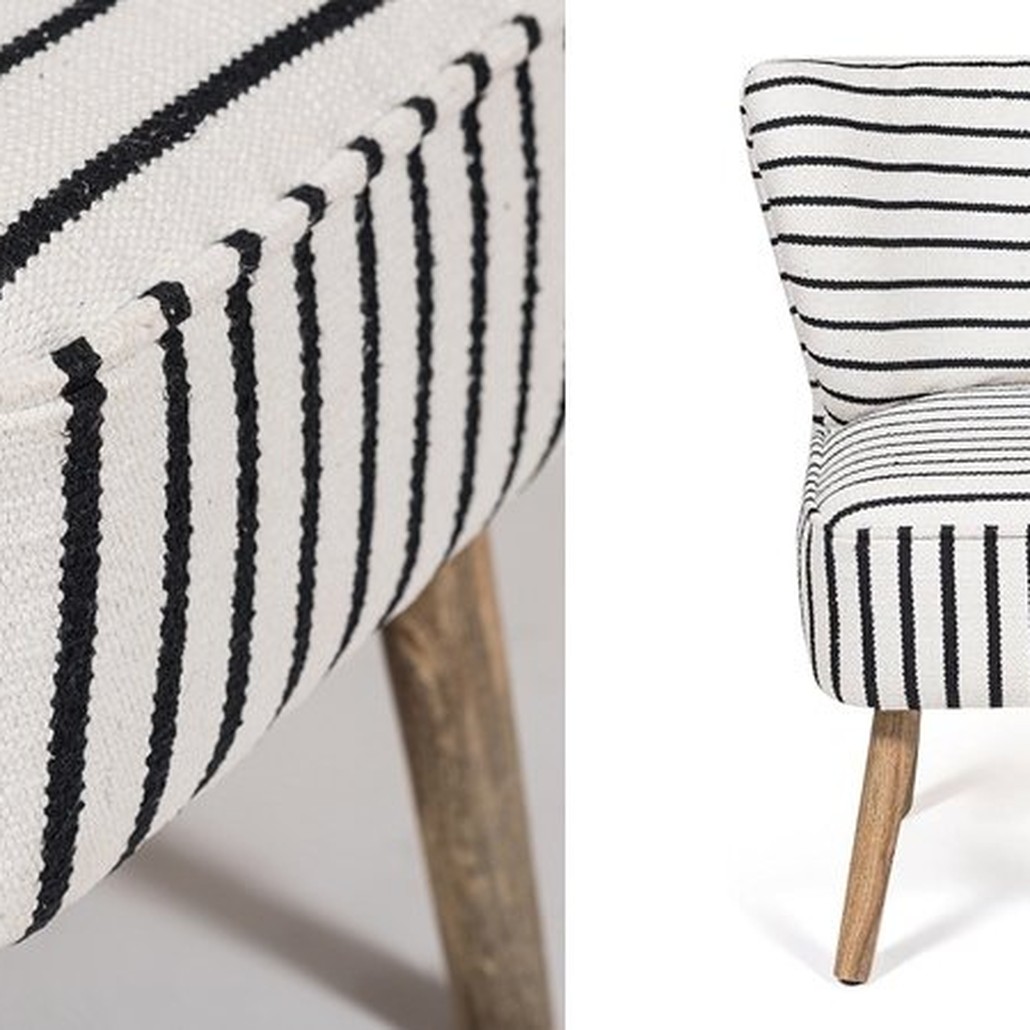 Кресло Black and White Stripes