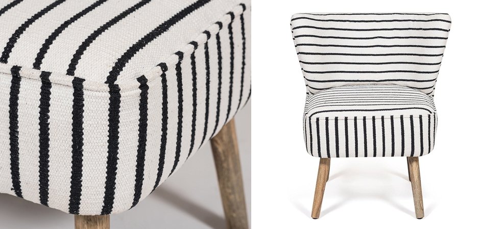 Кресло Black and White Stripes