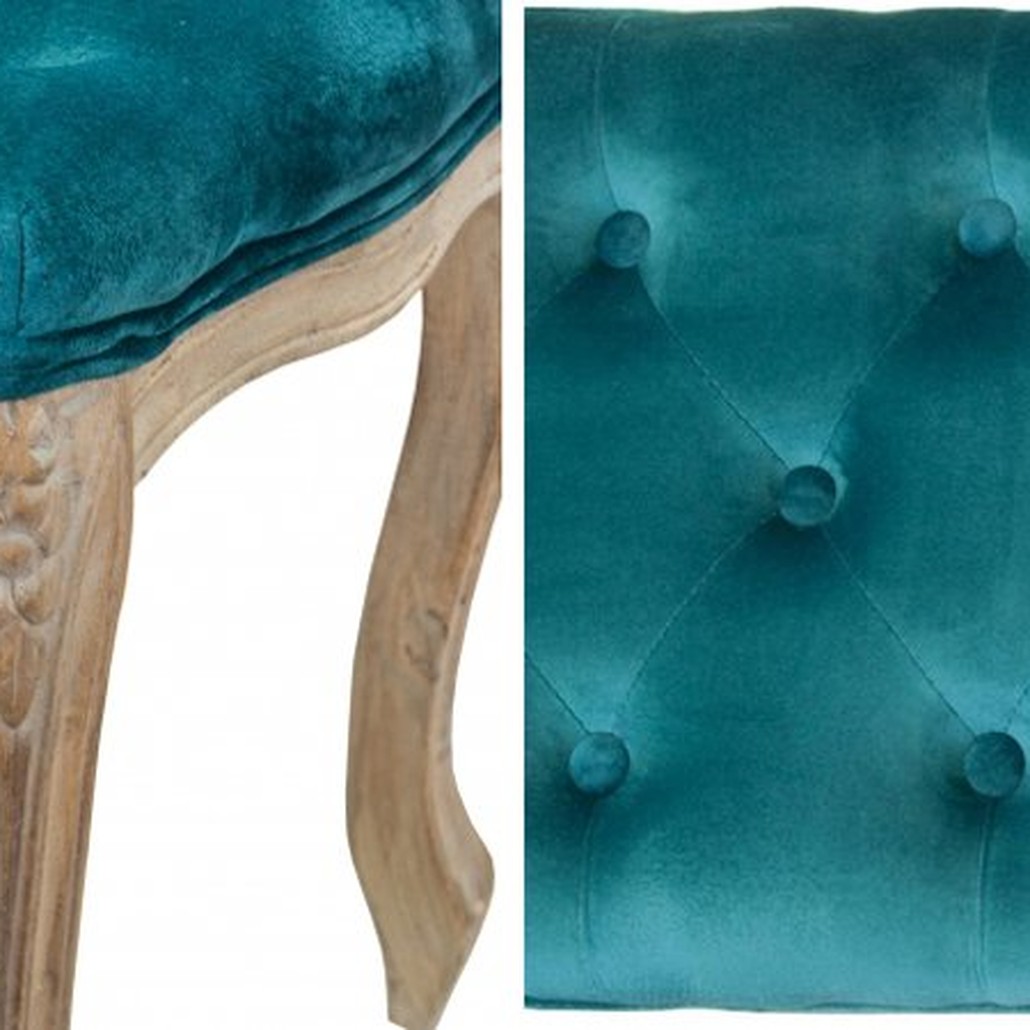 Банкетка French Provence Farmhouse Bench turquoise