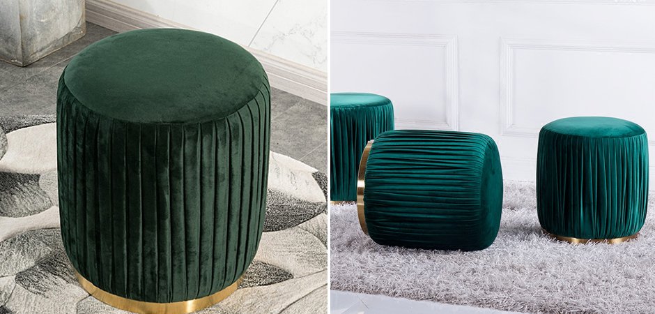 Пуф Emerald Corrugation