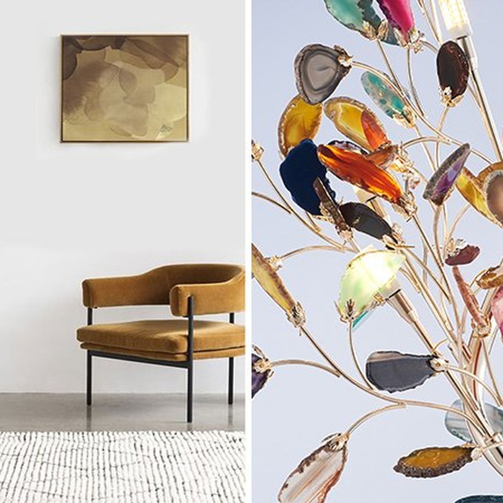 Торшер Sprigs of Agate Floor Lamp