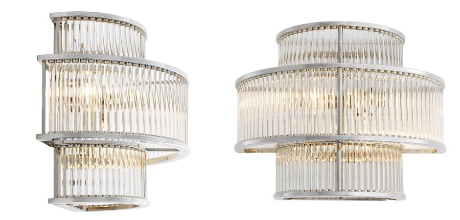 Бра Wall Lamp Mancini Nickel