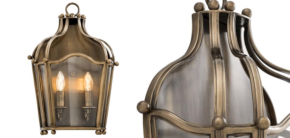 Бра Wall Lamp Elysee Antique Brass