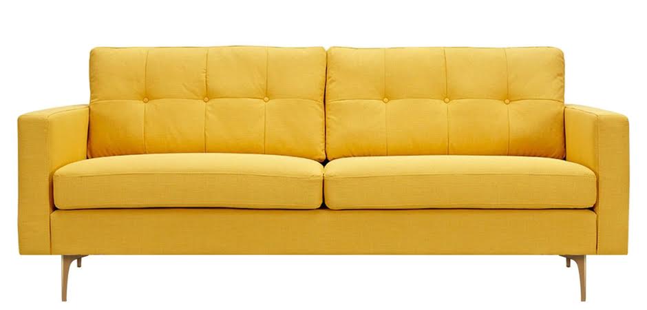 Диван Papaya Yellow Greta Sofa Диван желтая шерсть